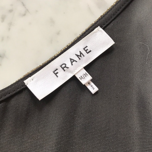 Frame Gold Velvet V-Neck Cami M/M - Picture 5 of 5